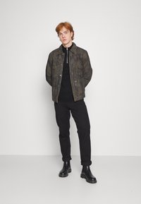 Only & Sons SWYLER LIFE LS HALF ZIP NOOS - Jersey de punto - black