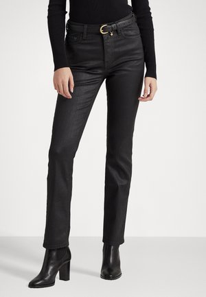 ANKLE - Jeans Straight Leg - black fleather