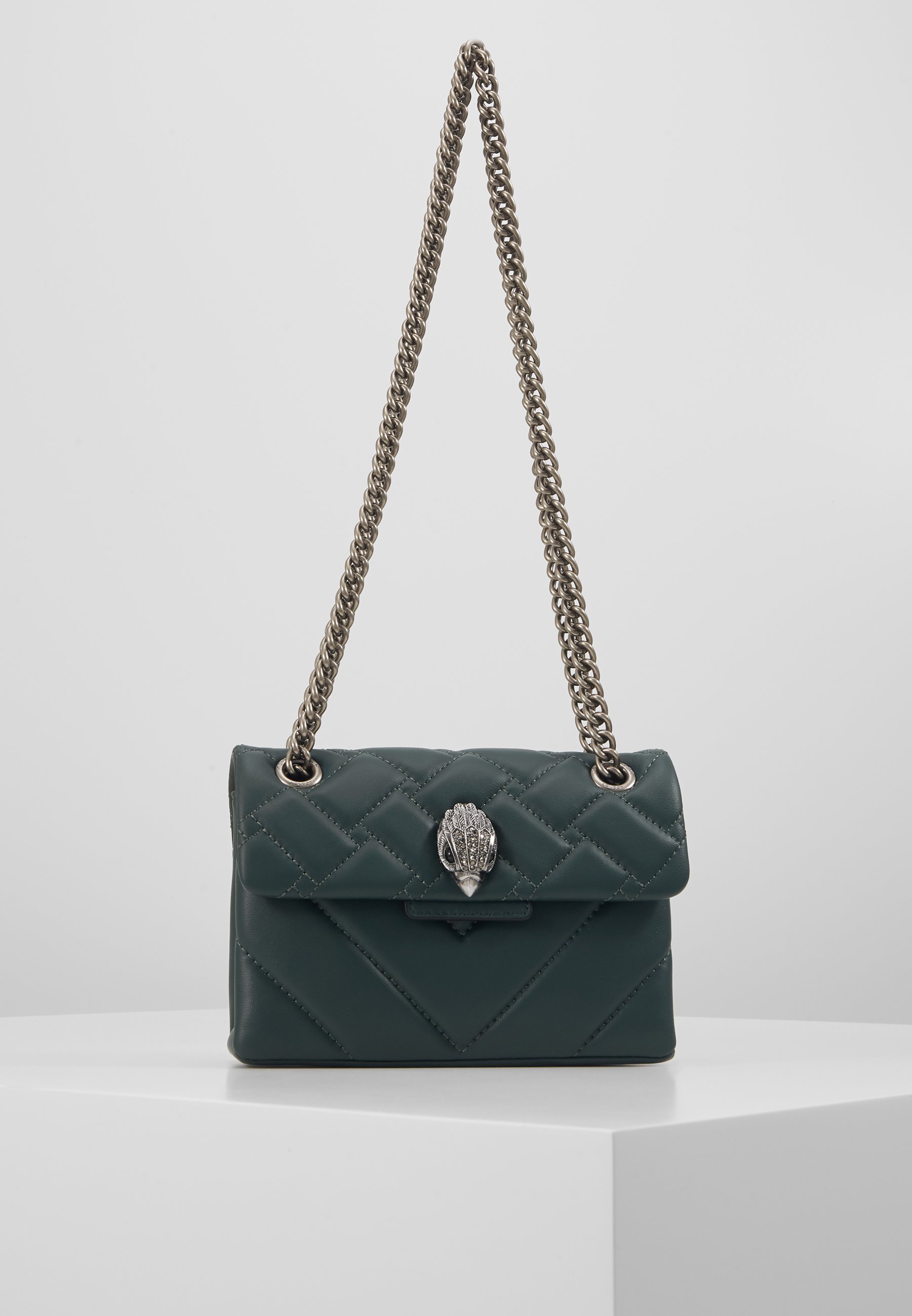 Kurt Geiger London MINI KENSINGTON BAG Skulderveske teal Kurt Geiger London MINI KENSINGTON S BAG Skulderveske