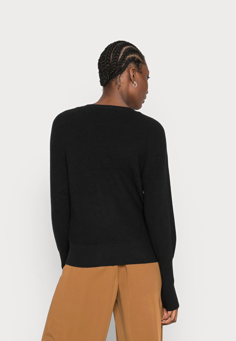 Damen Strickjacken | Marks & Spencer CUFF VEE Strickpullover black/schwarz - YM28300 Damen Strickjacken | Marks & Spencer CUFF VEE Strickpullover black/schwarz - YM28300