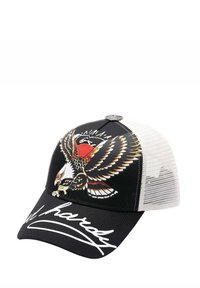 Ed Hardy Gorra - black white
