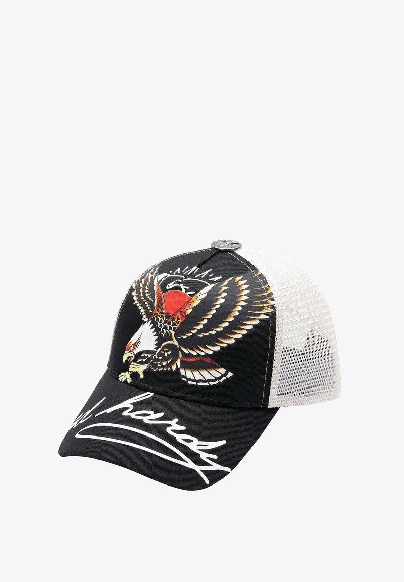 Ed Hardy Gorra - black white