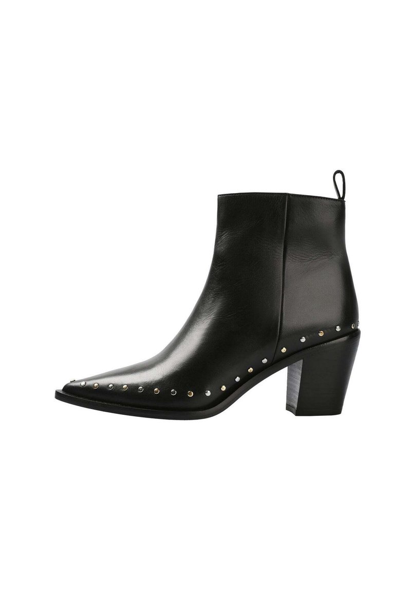 Scalpers Bottines de cowboy / motard - black