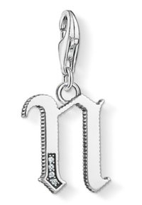 THOMAS SABO CHARM BUCHSTABE N - Pendentif - silver