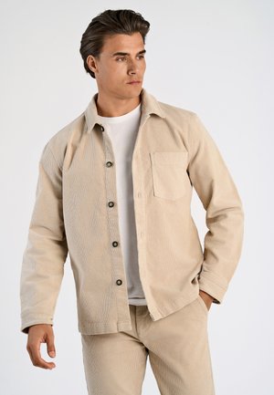 Lindbergh, SUPERFLEX CORDUROY OVERSHIRT - Summer jacket - lt stone