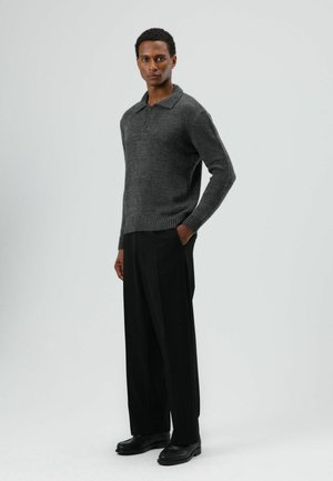 COLLAR - Longsleeve - grey melange