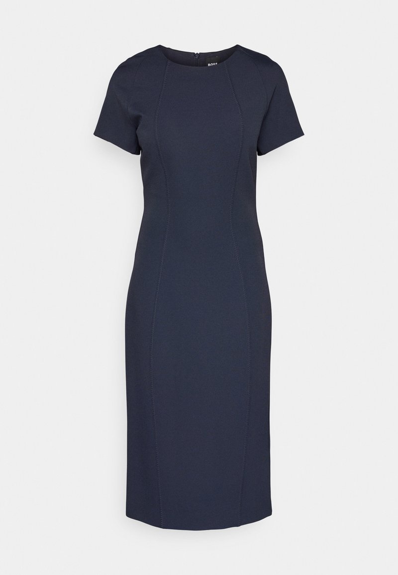 Boss Etui-jurk donkerblauw