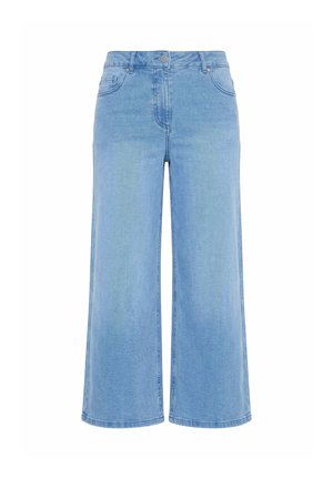 Angel of Style, DENIM CULOTTES, WIDE LEG, 5 POCKETS - Wide leg - blue stone