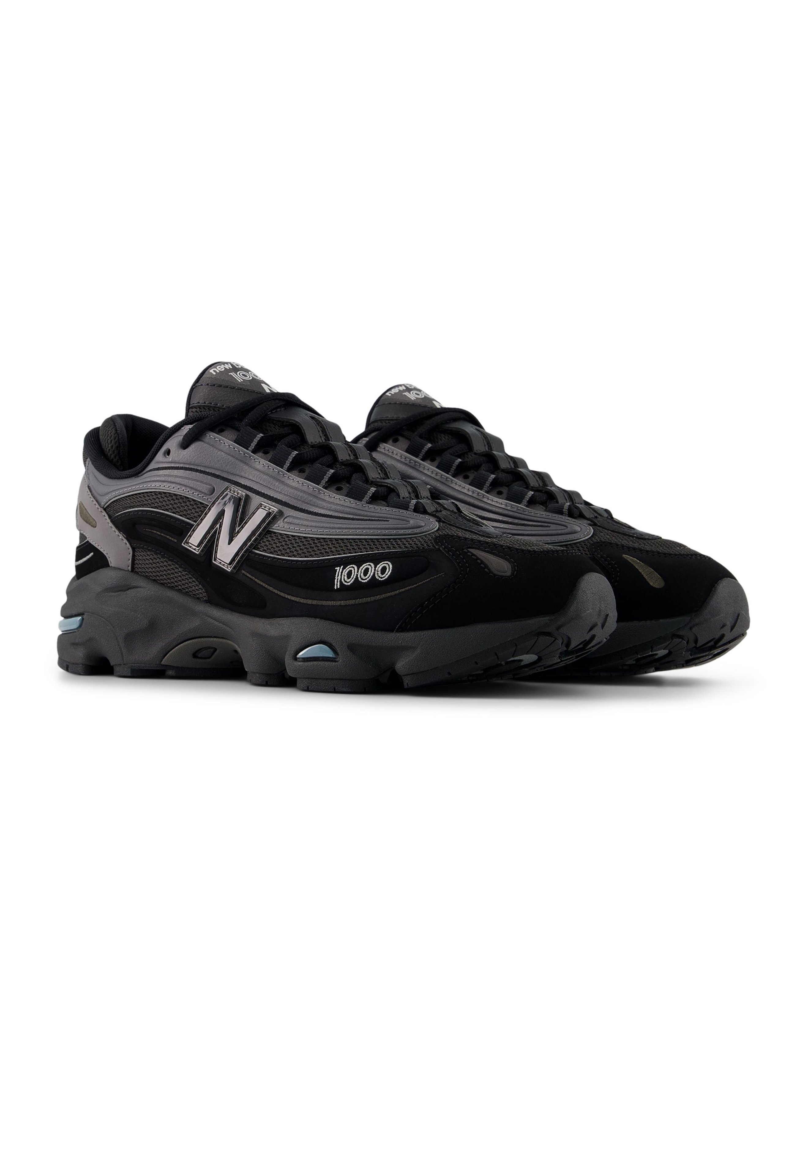 New Balance U1000 UNISEX - Trainers - black/castlerock/black - Zalando