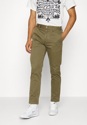 REGULAR - Chinos - uniform green