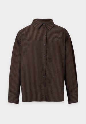 JDY, JDYLUCCA LOOSE SHIRT - Hemdbluse - brown