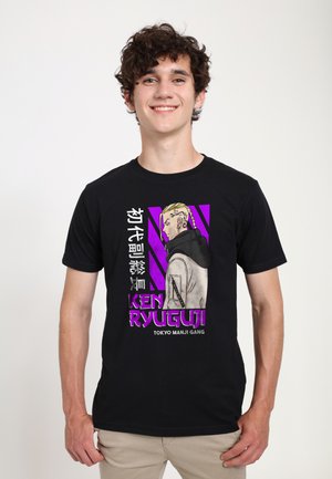 TOKYO REVENGERS KEN RYUGUIJI - Print T-shirt - black