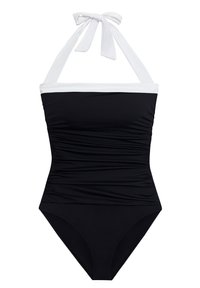 SHIRRED BANDEAU MIO - Swimsuit - black