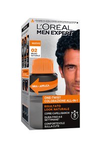 L'Oréal Men Expert COLORAZIONE UOMO ONE-TWIST ALL-IN-ONE RISULTATO NATURALE APPLICAZIONE FACILE E VELOCE - 2 PACK - Tinte capelli - bruno naturale