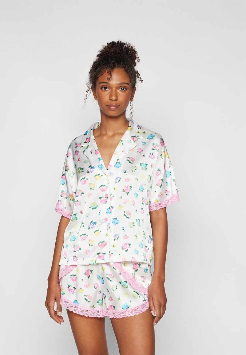 CHIARA FERRAGNI ROSES - Pyjamas - fantasy print white/white - Zalando.ie