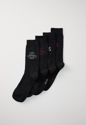 REG CUT LOGO GIFTBOX 4PACK - Strømper - black combo