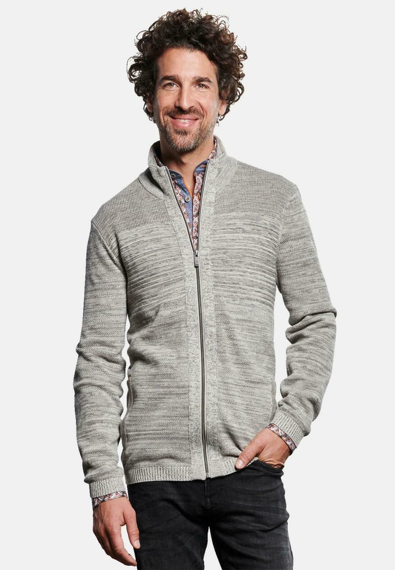 Herren Strickjacken | Engbers Strickjacke grau - LZ26668 Herren Strickjacken | Engbers Strickjacke grau - LZ26668