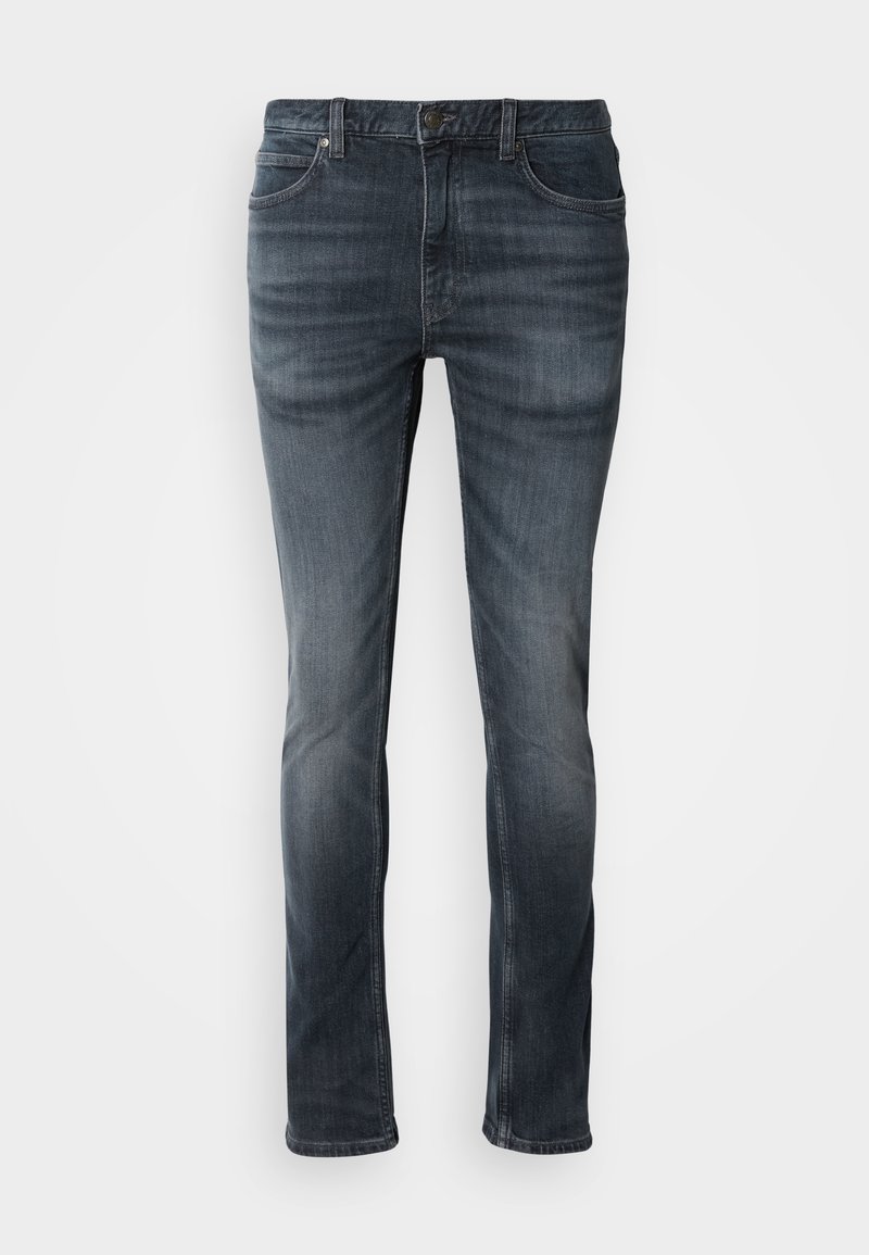 HUGO Slim fit jeans donkergrijs
