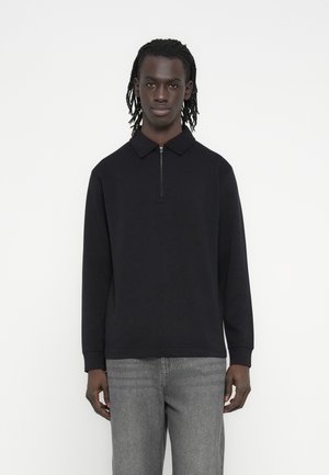 SLHEMANUEL ZIP - Športni pulover - black