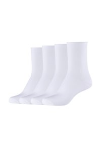 ONLINE SILKY TOUCH 4 PACK - Calze - white