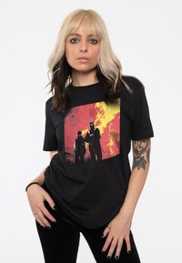 Paradiso Clothing TWENTY ONE PILOTS COVER BOX BAND LOGO - Print T-shirt - black