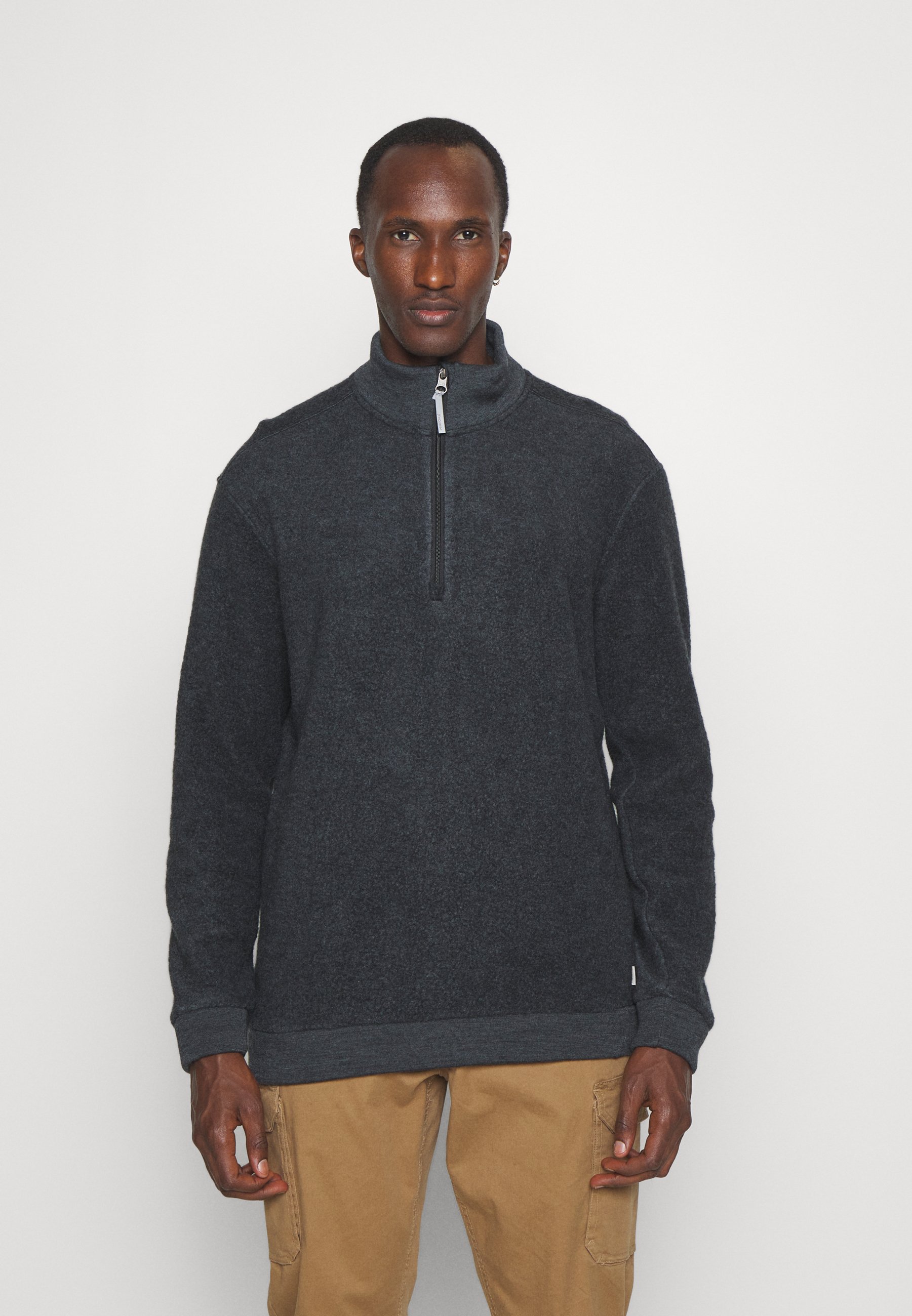 Houdini ALTO HALF ZIP - Fleece jumper - true black/black - Zalando
