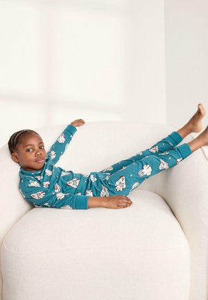 Chelsea Peers, HALLOWEEN GHOST PRINT UNISEX SET - Conjunto de pijama - teal