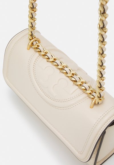 Tory Burch FLEMING SMALL CONVERTIBLE SHOULDER - Borsa a tracolla - new cream