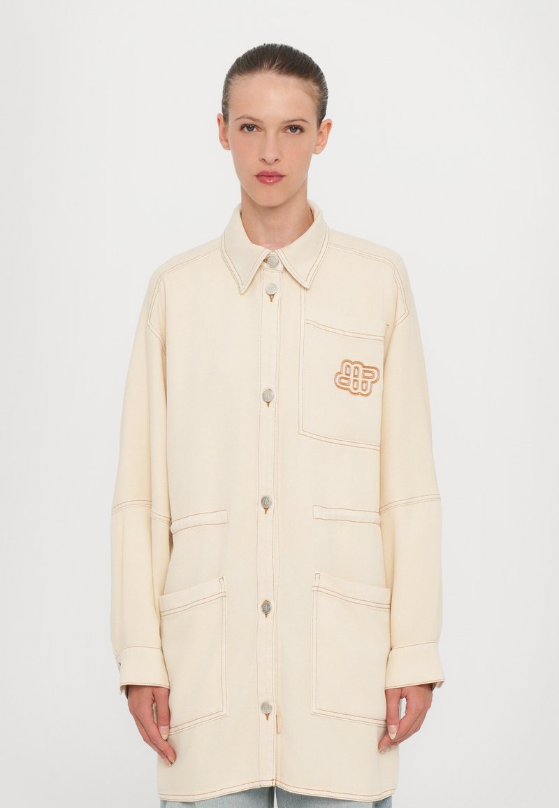 MUNTHE - PRICKLY - Chaqueta vaquera - beige, Ampliar