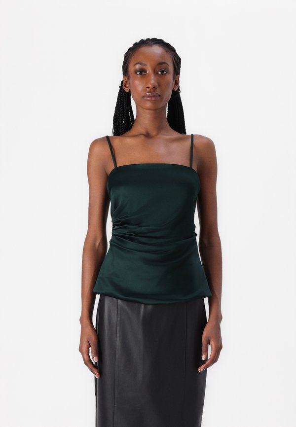 Long-Length Satin Tube Top - Top - scarab