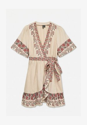 Vero Moda, DRESS VMALIA SHORT DRESS - Denné šaty - shell