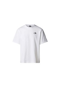 SS MOUNTAIN SKETCH - T-shirt print - tnf white tnf black