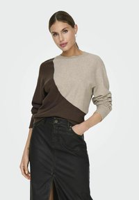 JDY JDYMARCO - Maglione - chocolate brown