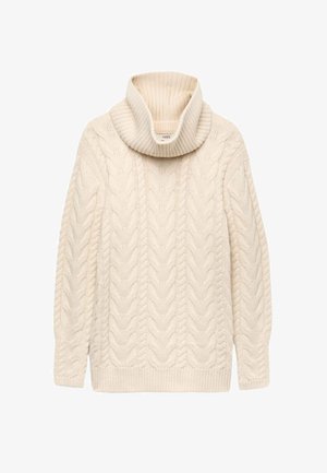 Marks & Spencer, CRAFTED CABLE KNIT JUMPER. - Strickpullover - ivory