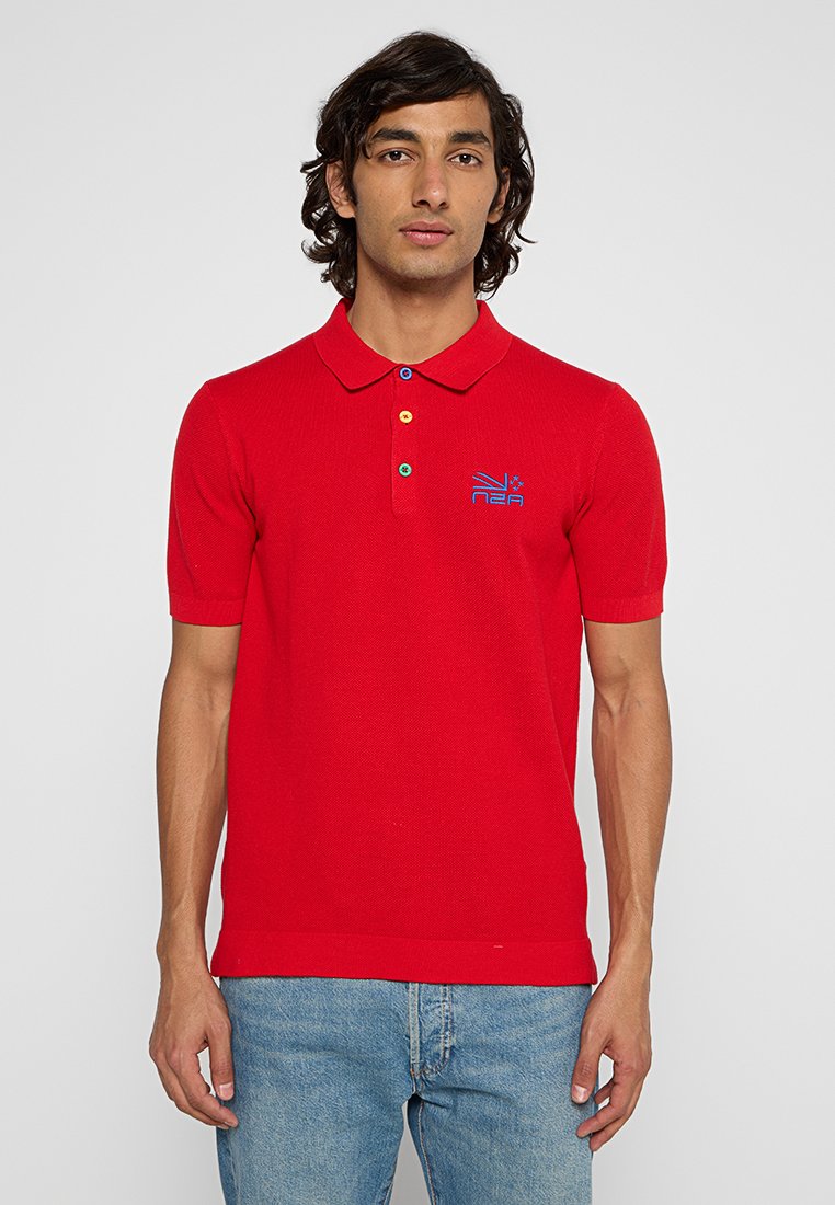 NZA New Zealand Auckland Poloshirt rood NZA New Zealand Auckland Poloshirt rood