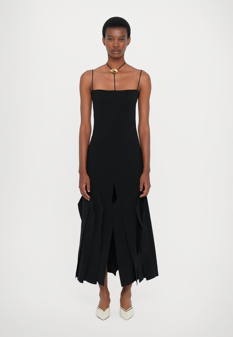 A.W.A.K.E. MODE LIP CHOKER DRESS - Robe en jersey - black
