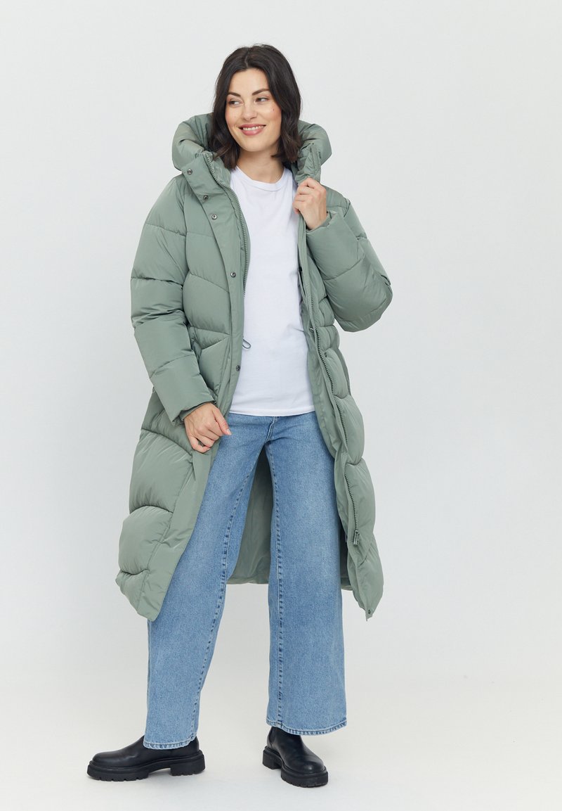 Mazine - Wanda - Winter coat - sea green, Enlarge