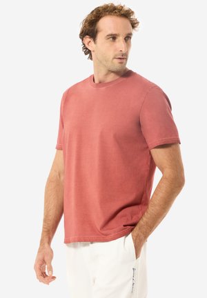 T-shirt - bas - wine (solid)