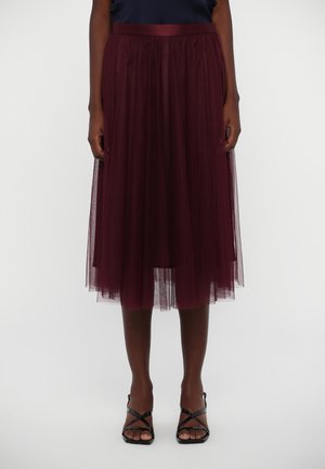 FLAWLESS SKIRT - A-line skjørt - burgundy