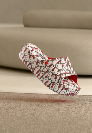 Melissa FREE PLATFORM SLIDE X HELLO KITTY AND FRIENDS - Tagant lahtised kingad - red/white