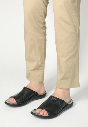 Pantolette flach - black
