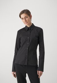 Patrizia Pepe - CAMICIA BLOUSE - Skjorte - nero Miniatyrbilde 1