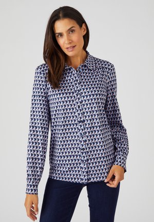 Damart CHAUDE - Camicia - marine graphique