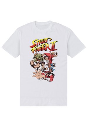 STREETFIGHTER  GROUP GRAPHIC - Print T-shirt - white