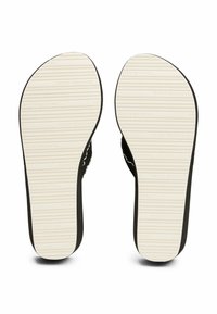 Tommy Hilfiger MONOGRAM WEDGE FLIP-FLOPS - T-bar sandals - black
