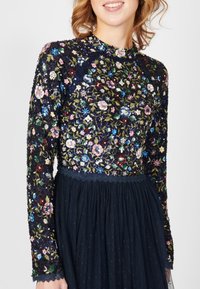 Maryisa EMMA EMBELLISHED AND EMBROIDERY - Festklänning - mid night blue