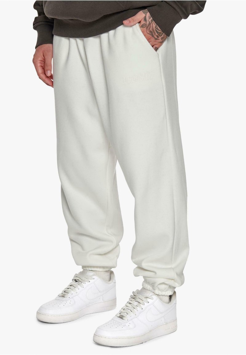 Dropsize HEAVY LOOSE FIT JOGGER - Joggebukse - cream white