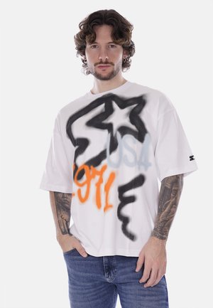 T-shirt con stampa - bianco