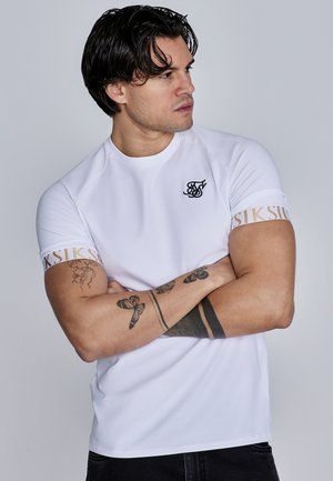 SIKSILK T-shirt med print - white