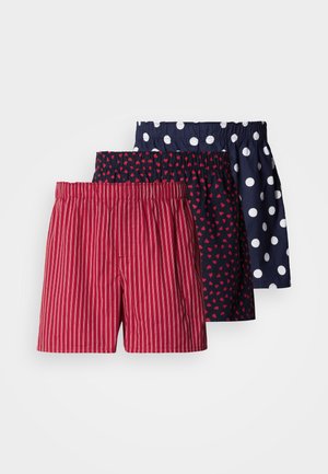 3 PACK - Bokseršorti - blue/red